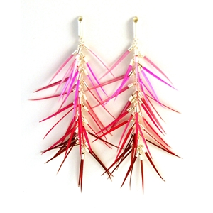 Mixed Pinks Chandelier Earrings